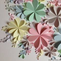 Vytvorte jarn kvety z papiera (nielen) pre deti