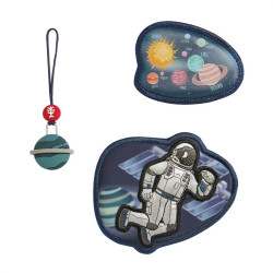 Doplnkov set obrzkov MAGIC MAGS Star Astronaut Cosmo k aktovkm GRADE, SPACE, CLOUD, 2v1 a KID