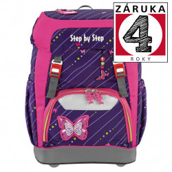 kolsk ruksak Step by Step GRADE Shiny Butterfly, AGR certifikt