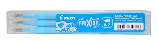 Náplň gumovacia PILOT FRIXION 0,7 svetlo modrá