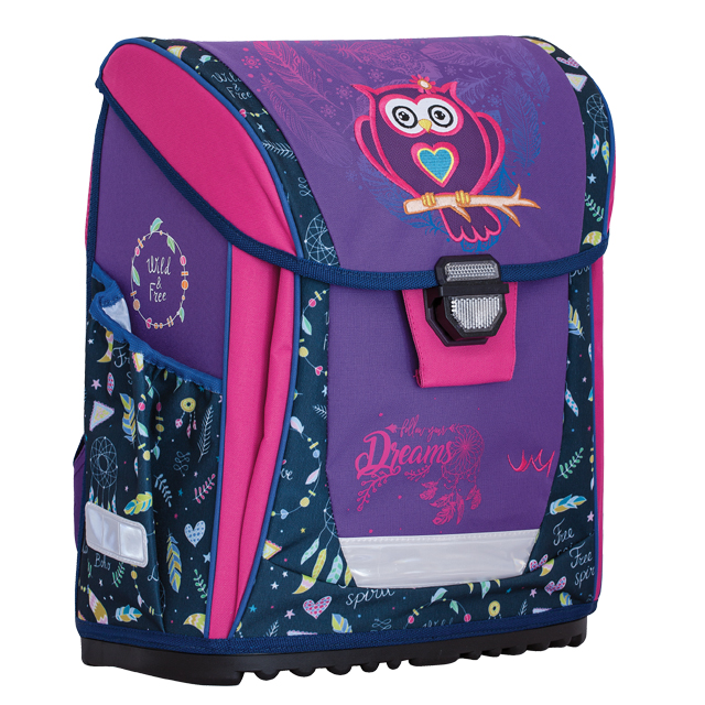 Kompaktná školská taška REYBAG Owl Dreams