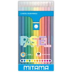 Pastelky MITAMA /12 pastel