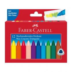 Voskovky FABER CASTELL 12 triang.010