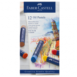 Olejový pastel Gofa FABER CASTELL 12 farieb