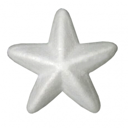 Hobby polystyrén hviezda 75mm