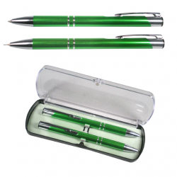 Darèeková súprava pero+ceruzka svetlozelená