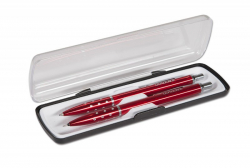 Darčeková súprava pero+ceruzka  ELITE červená