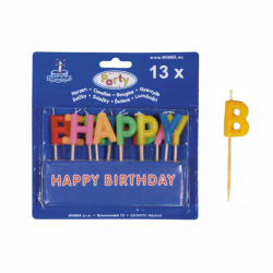 Tortové sviečky Happy Birthday 65/13 37180