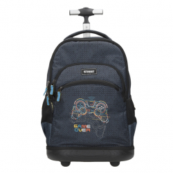 Kompaktná školská taška na kolieskach Gaming
