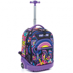 Kompaktná školská taška na kolieskach MITAMA Art
