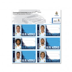 Štítky na zošity Real Madrid ARS UNA